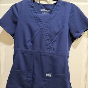 Grey's Anatomy Dark Blue Scrub Set